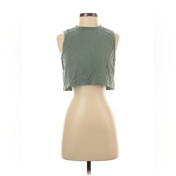 Skims Green Sleeveless Crop Top - Picture 1 of 2
